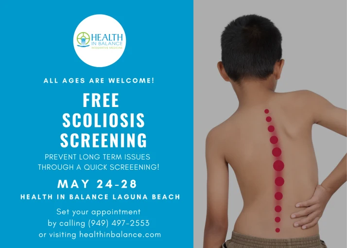 Chiropractic Laguna Beach CA Scoliosis Screening